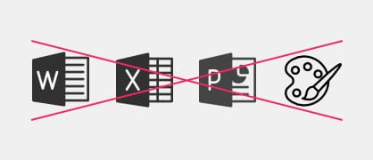 その他のデータは入稿NG