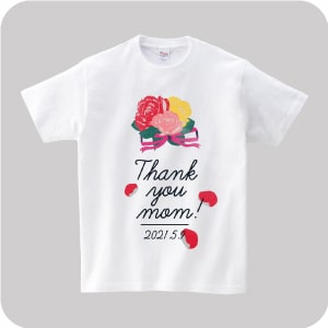 感謝の気持ちを詰め込んで！ブーケTシャツ