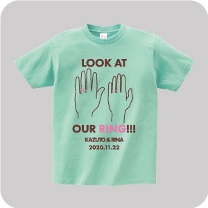 感謝の気持ちを詰め込んで!ブーケTシャツ
